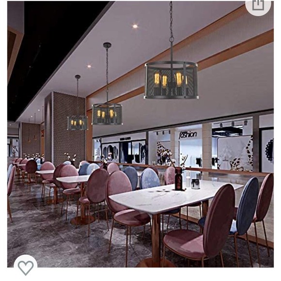 4-Light Industrial Pendant Light - Picture 3 of 10